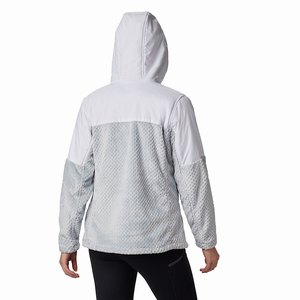 Columbia Fire Side™ Sherpa Hooded Full Zip Dam Grå/Vita (YUAEB6054)